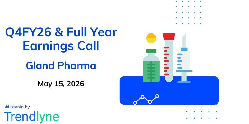 Gland Pharma Results Earnings Call for Q4FY26 & Full Year