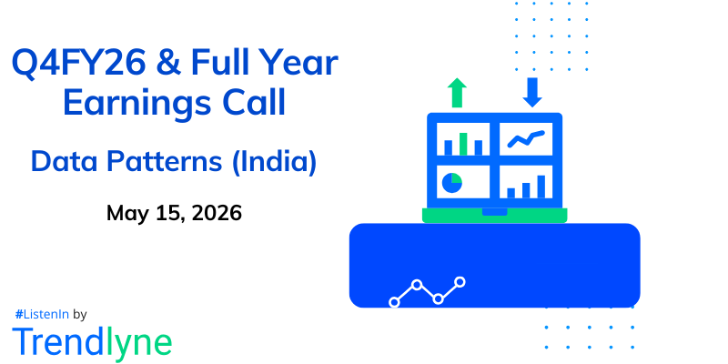Data Patterns (India) Results Earnings Call for Q4FY26 & Full Year