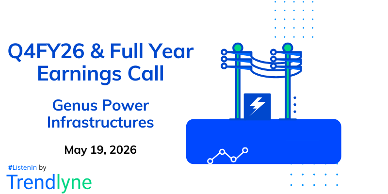 Genus Power Infrastructures Results Earnings Call for Q4FY26 & Full Year