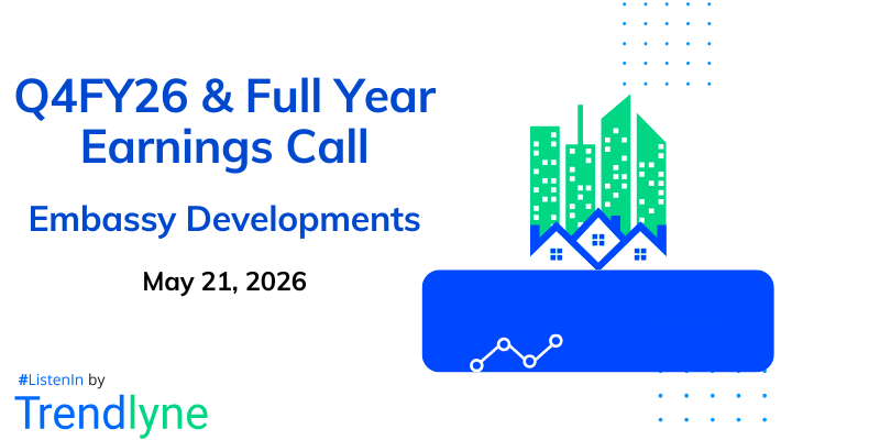 Embassy Developments Results Earnings Call for Q4FY26 & Full Year 