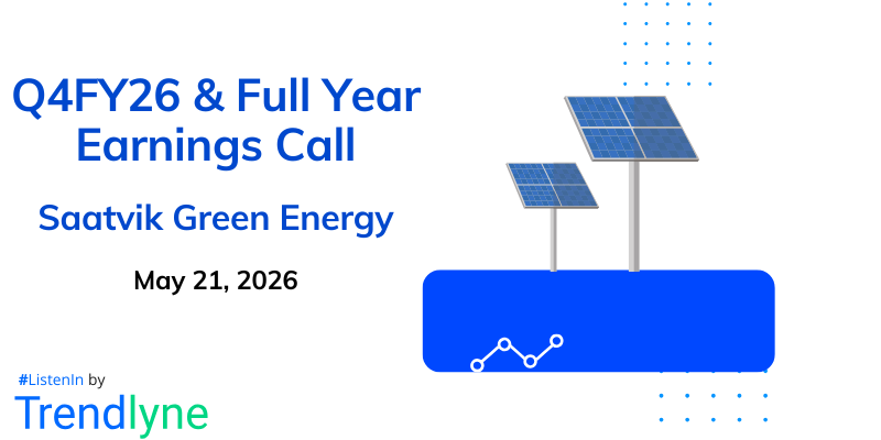 Saatvik Green Energy Results Earnings Call for Q4FY26 & Full Year