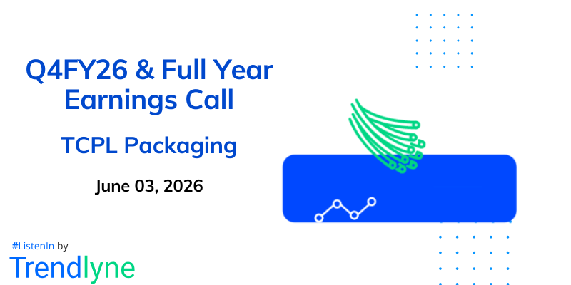 TCPL Packaging Results Earnings Call for Q4FY26 & Full Year