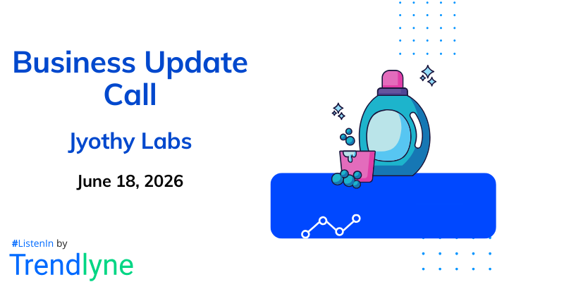 Jyothy Labs Business Update Call