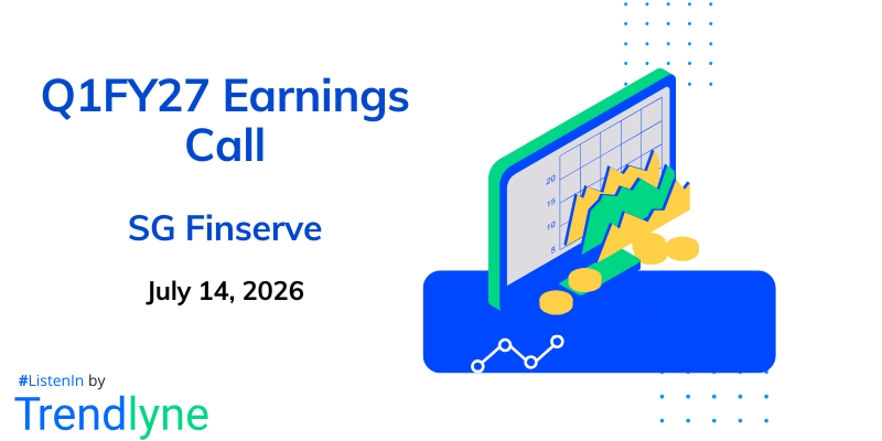 SG Finserve Results Earnings Call for Q1FY27