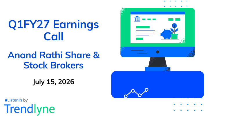 Anand Rathi Share & Stock Brokers Results Earnings Call for Q1FY27