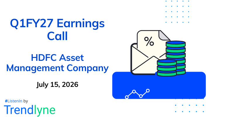 HDFC Asset Management Company Results Earnings Call for Q1FY27