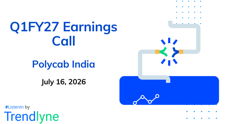 Polycab India Results Earnings Call for Q1FY27