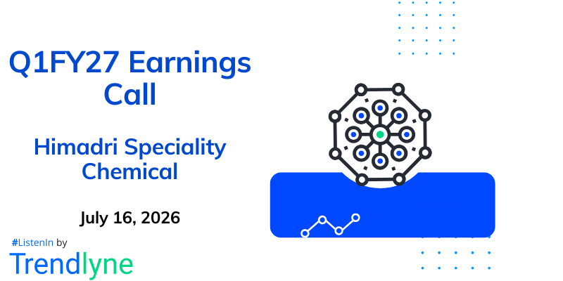 Himadri Speciality Chemical Results Earnings Call for Q1FY27