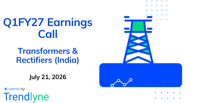Transformers & Rectifiers (India) Results Earnings Call for Q1FY27