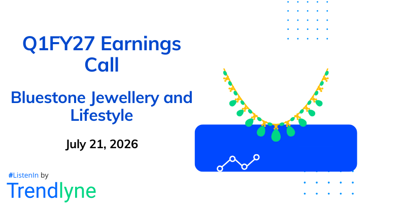 Bluestone Jewellery and Lifestyle Results Earnings Call for Q1FY27