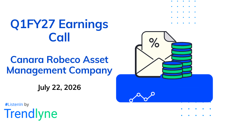 Canara Robeco Asset Management Company Results Earnings Call for Q1FY27