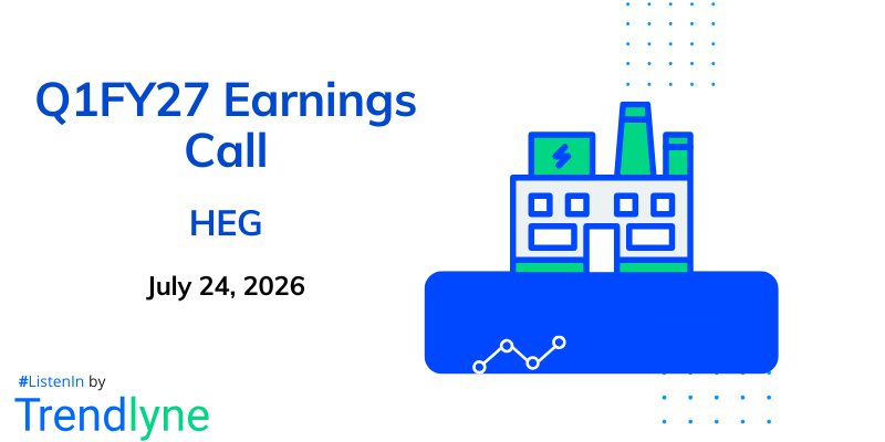 HEG Ltd. Results Earnings Call for Q1FY27