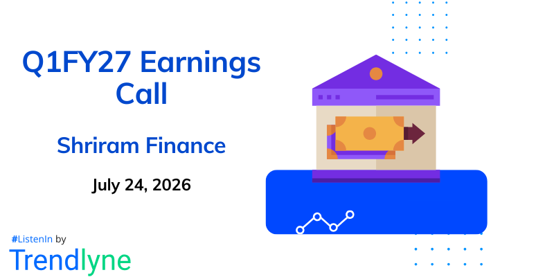 Shriram Finance Results Earnings Call for Q1FY27