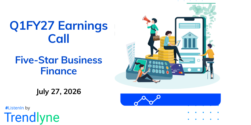 Five-Star Business Finance Results Earnings Call for Q1FY27