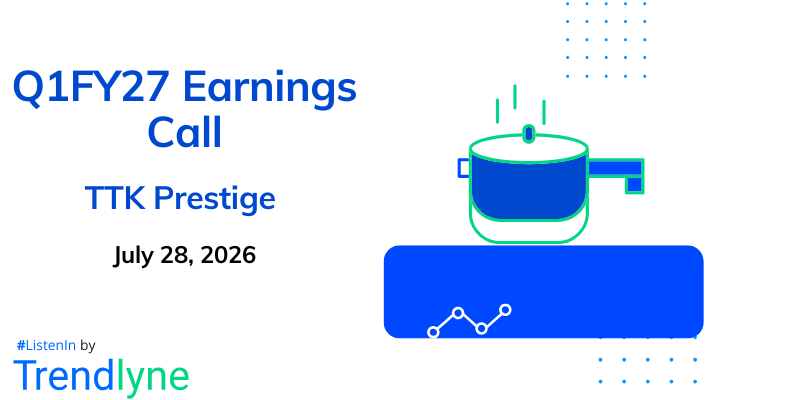 TTK Prestige Results Earnings Call for Q1FY27