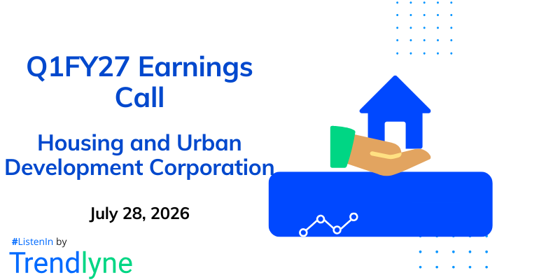 Housing and Urban Development Corporation Results Earnings Call for Q1FY27