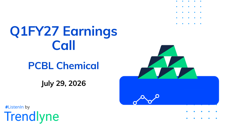 PCBL Chemical Results Earnings Call for Q1FY27