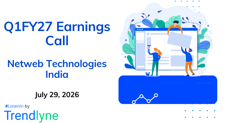 Netweb Technologies India Results Earnings Call for Q1FY27