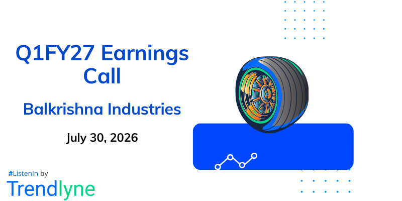 Balkrishna Industries Results Earnings Call for Q1FY27