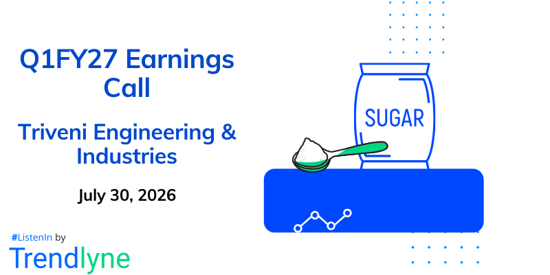 Triveni Engineering & Industries Results Earnings Call for Q1FY27