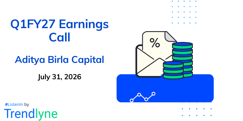 Aditya Birla Capital Results Earnings Call for Q1FY27