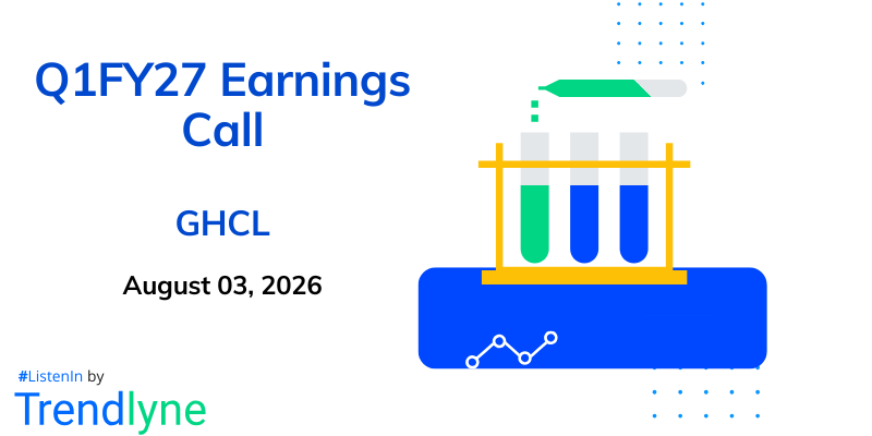 GHCL Ltd. Results Earnings Call for Q1FY27