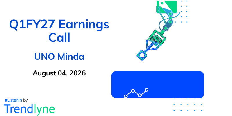 UNO Minda Results Earnings Call for Q1FY27