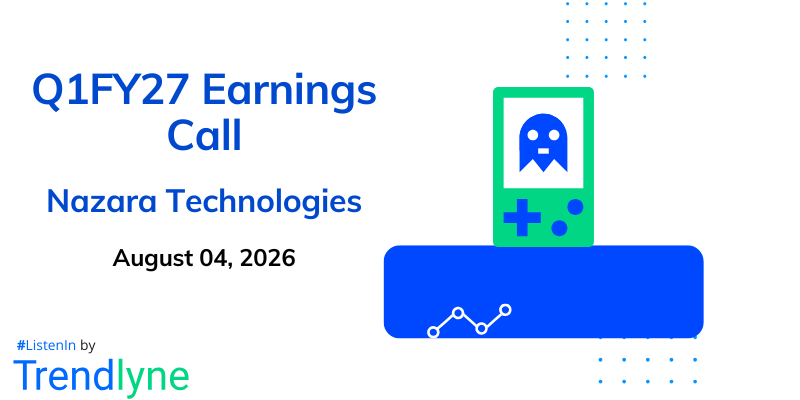 Nazara Technologies Results Earnings Call for Q1FY27