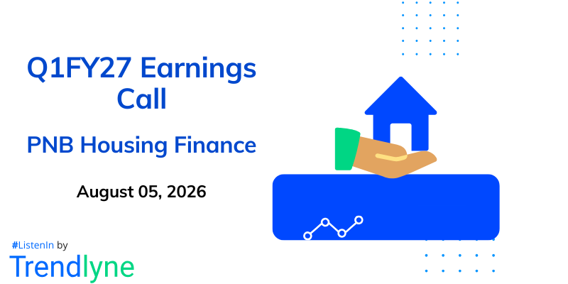 PNB Housing Finance Results Earnings Call for Q1FY27