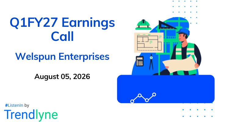 Welspun Enterprises Results Earnings Call for Q1FY27