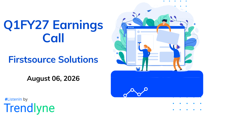 Firstsource Solutions Results Earnings Call for Q1FY27