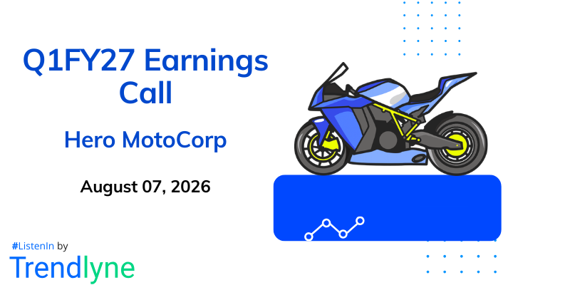 Hero MotoCorp Results Earnings Call for Q1FY27