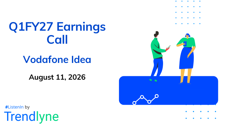 Vodafone Idea Results Earnings Call for Q1FY27