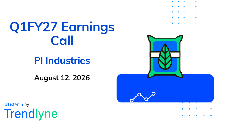PI Industries Results Earnings Call for Q1FY27