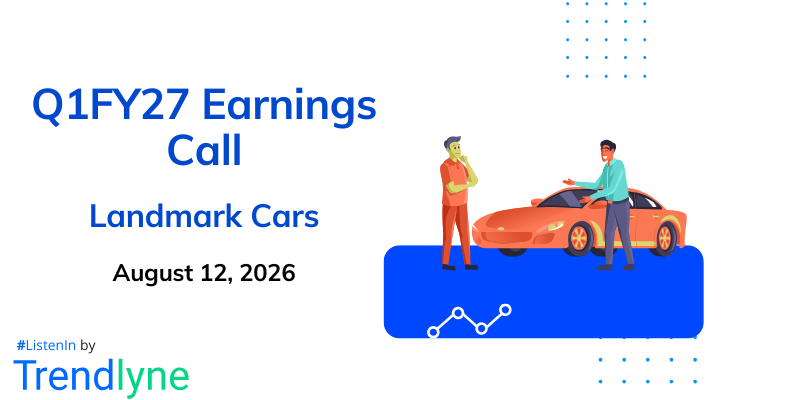 Landmark Cars Results Earnings Call for Q1FY27