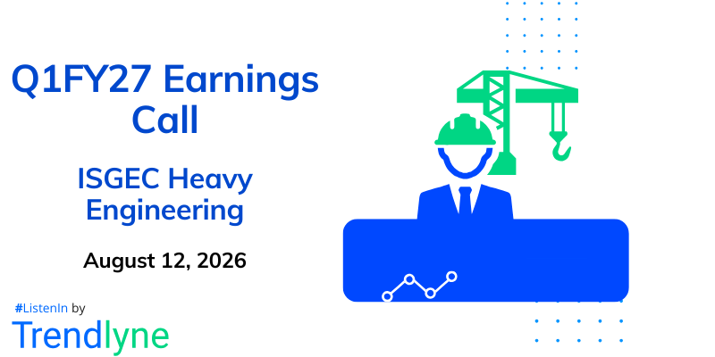 ISGEC Heavy Engineering Results Earnings Call for Q1FY27