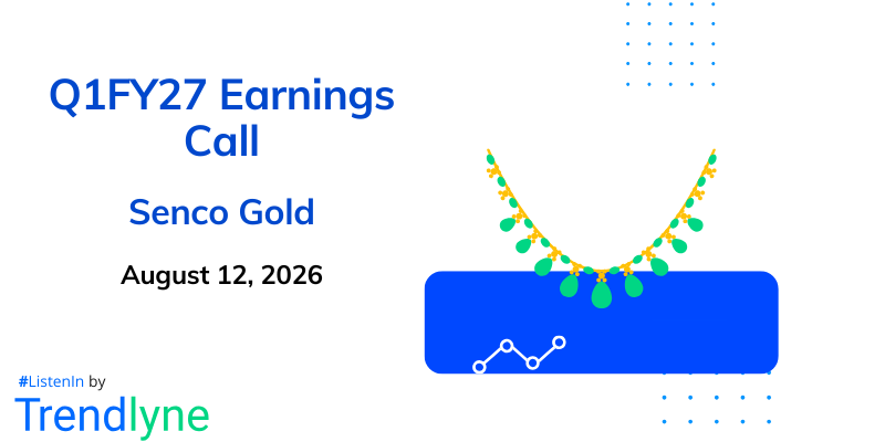 Senco Gold Results Earnings Call for Q1FY27