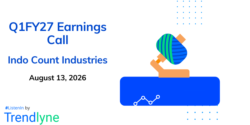 Indo Count Industries Results Earnings Call for Q1FY27