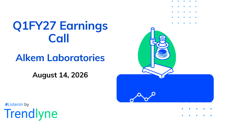 Alkem Laboratories Results Earnings Call for Q1FY27
