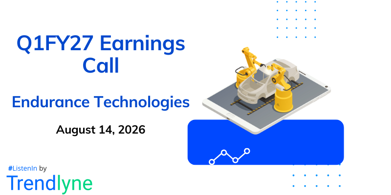 Endurance Technologies Results Earnings Call for Q1FY27