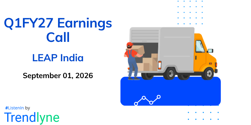 LEAP India Results Earnings Call for Q1FY27